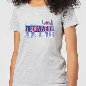 Jurassic Park I Survived Jurassic Park Women's T-Shirt - Grey