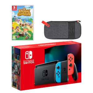Nintendo Switch (Neon Blue/Neon Red) Animal Crossing: New Horizons Pack