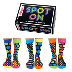 United Oddsocks Men's Spot On Socks Gift Set