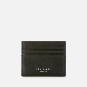 Ted Baker Men S Cascade Leather Card Holder Black Mens Accessories Thehut Com