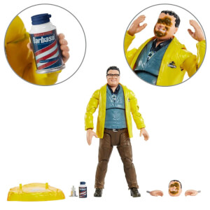 Mattel Jurassic Park Dennis Nedry 6 Inch Scale Amber Collection Action Figure
