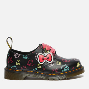 Dr. Martens X Hello Kitty Women's 1461 Leather 3-Eye Shoes - Black