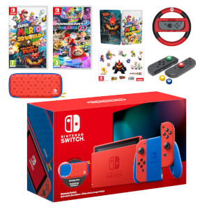 Nintendo Switch Mario Red & Blue Edition Mega Pack
