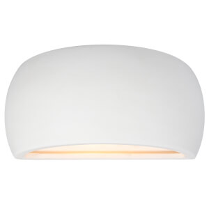 Adelie Ceramic Curved Wall Light Homebase