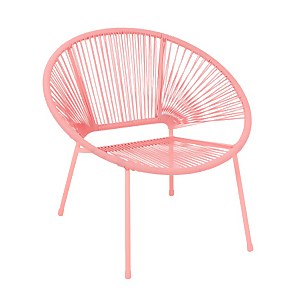 Homebase Acapulco Garden Chair Pink Homebase