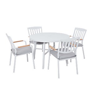 Spirit 4 Seater Garden Dining Set Homebase