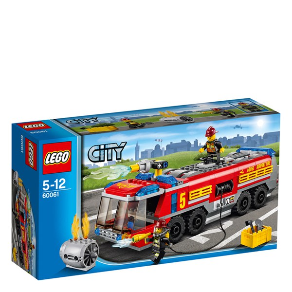 LEGO City Great Vehicles: Airport Fire Truck (60061) Toys | Zavvi.com