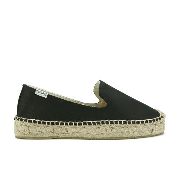 black soludos platform espadrilles