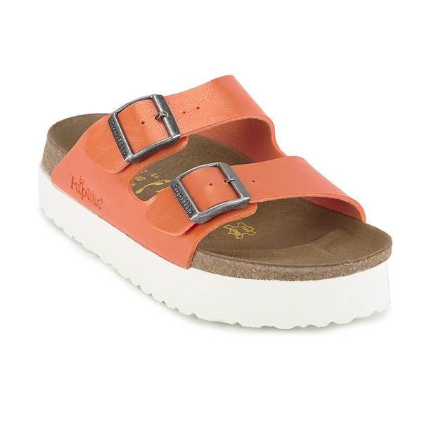 Birkenstock Women's Arizona Slim Fit Double Strap Platform Sandals