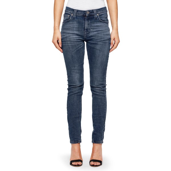 Nudie Jeans Women's High Kai 'Super-Tight/High-Waist' Jeans - Navy ...