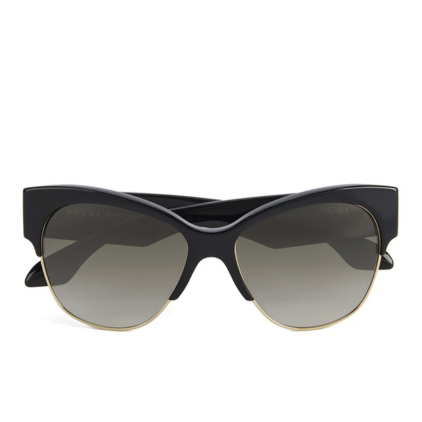 Prada D-Frame Women's Sunglasses - Black - Free UK Delivery over £50