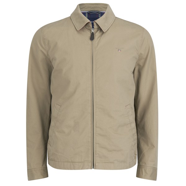 GANT Men's Windcheater Jacket - Khaki Clothing | TheHut.com