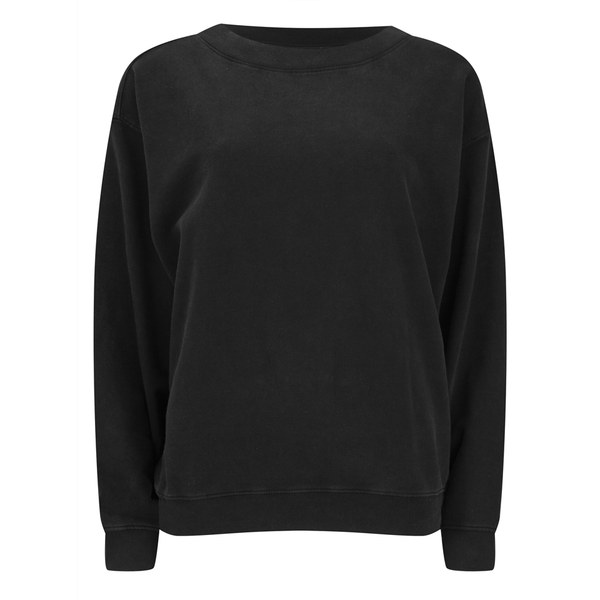Cheap Monday Women's Extend Sweatshirt - Used Black Cotton Terry Womens ...