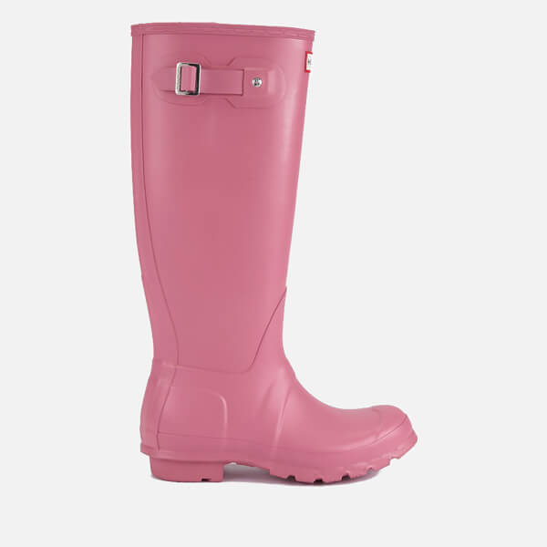 Hunter Women's Original Tall Wellies - Rhodonite Pink Womens Footwear ...