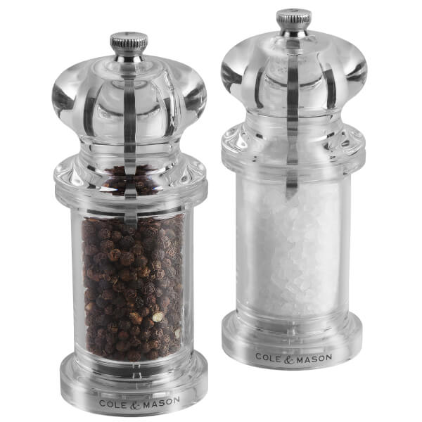 Cole & Mason Acrylic Salt and Pepper Mill Gift Set IWOOT