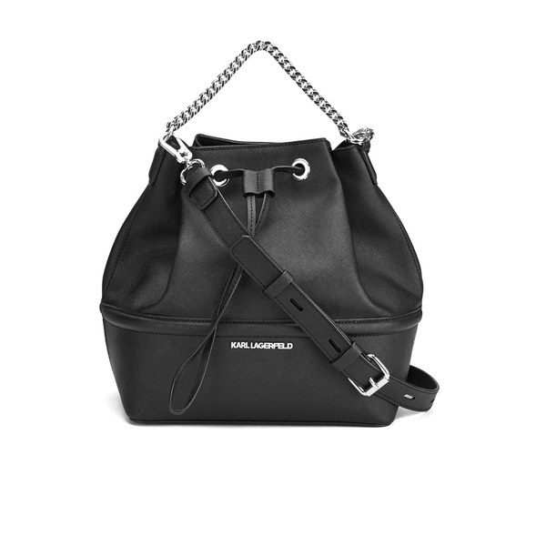 Karl Lagerfeld Women S K Klassik Drawstring Bag Black Free Uk Karl Lagerfeld Women S K Klassik Drawstring Bag Black Image 1
