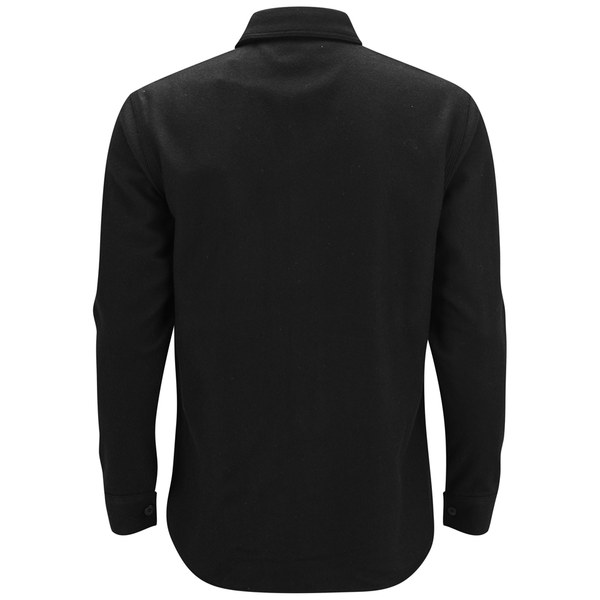 Han Kjobenhavn Men's Pocket Detail Long Sleeve Shirt - Black - Free UK ...