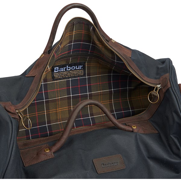 Barbour Men's Wax Holdall Bag Navy