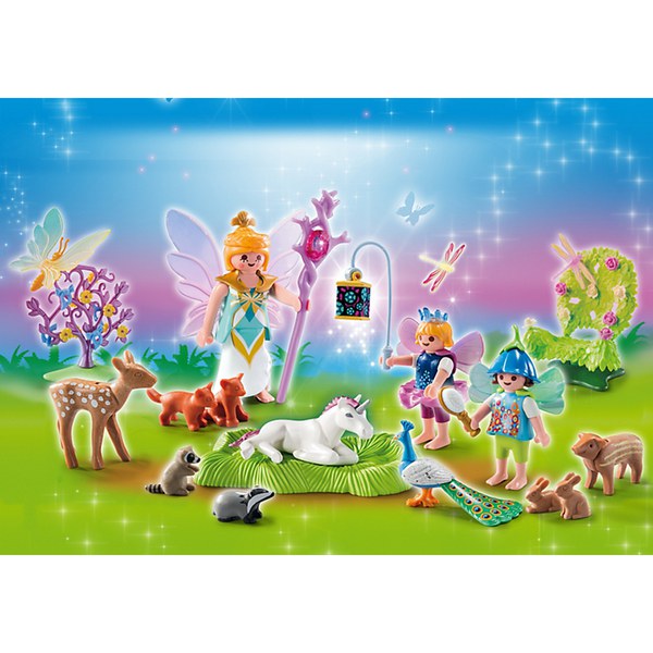 Playmobil Advent Calendar Unicorn Fairyland (5492) Toys Zavvi com