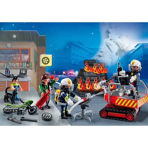 Playmobil Advent Calendar Fire Rescue Operation (5495) IWOOT