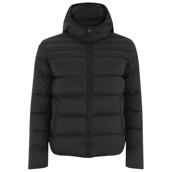 Calvin Klein Men's Arcest Hooded Down Jacket Black Clothing