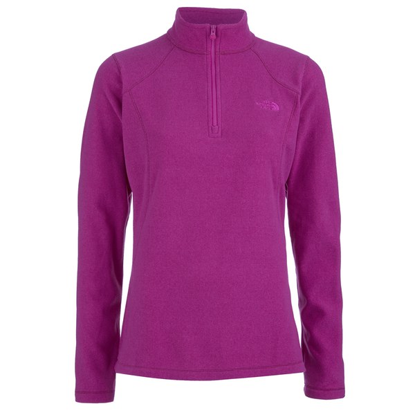 The North Face Women's 100 Glacier Quarter Zip Fleece Dramatic Plum
