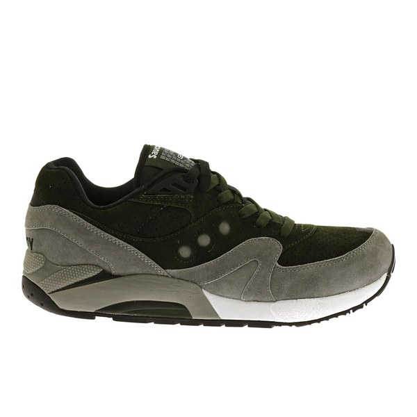 Saucony Men's G9 Control Trainers - Green/Grey - Free UK Delivery ... Saucony Men's G9 Control Trainers - Green/Grey: Image 1