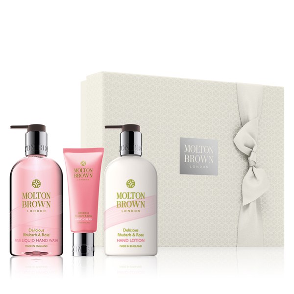 Molton Brown Delicious Rhubarb and Rose Hand Gift Set (Worth £46.00