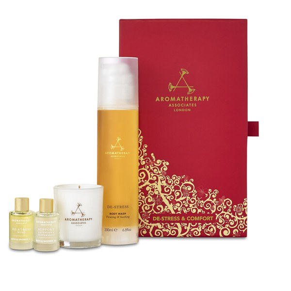 Aromatherapy Associates DeStress and Comfort Christmas Gift Set Free