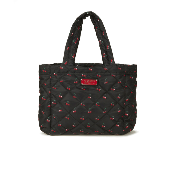 Marc by Marc Jacobs Women&#39;s Crosby Quilted Nylon Small Tote Bag - Cherry Print Black - Free UK ...