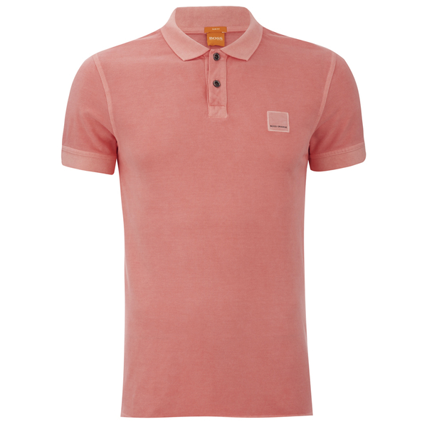 BOSS Orange Men's Pascha Polo Shirt - Peach - Free UK Delivery over £50