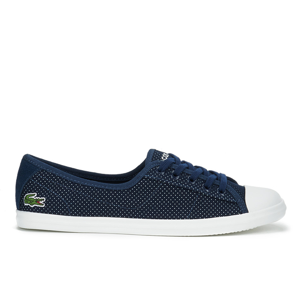 Lacoste Women's Ziane 116 2 Canvas Lace Pumps - Navy - FREE UK Delivery