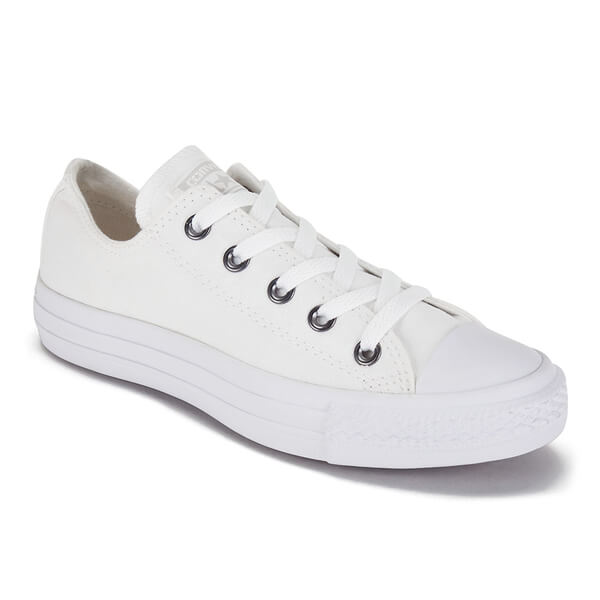 Converse Unisex Chuck Taylor All Star OX Canvas Trainers - White ...