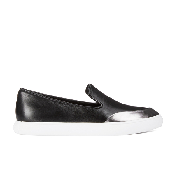 KENZO Women's K-Point Leather Slip-On Low Top Trainers - Black - Free ...