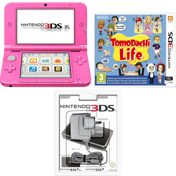 Nintendo 3ds Xl Pink Tomodachi Life Pack Nintendo Official Uk Store