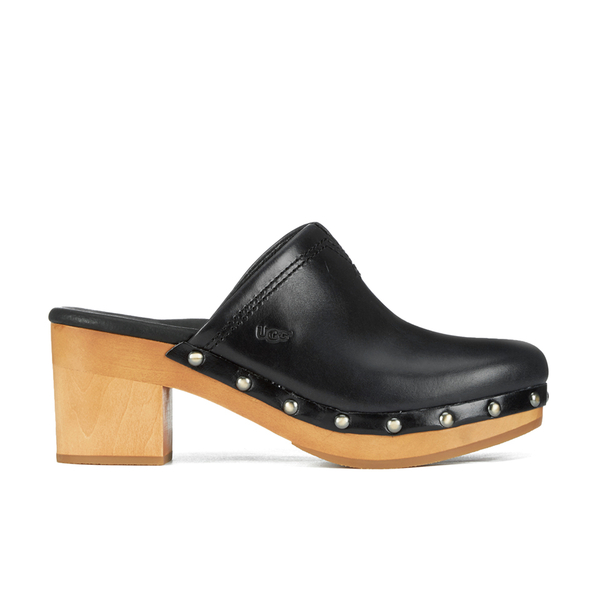 black ugg clogs