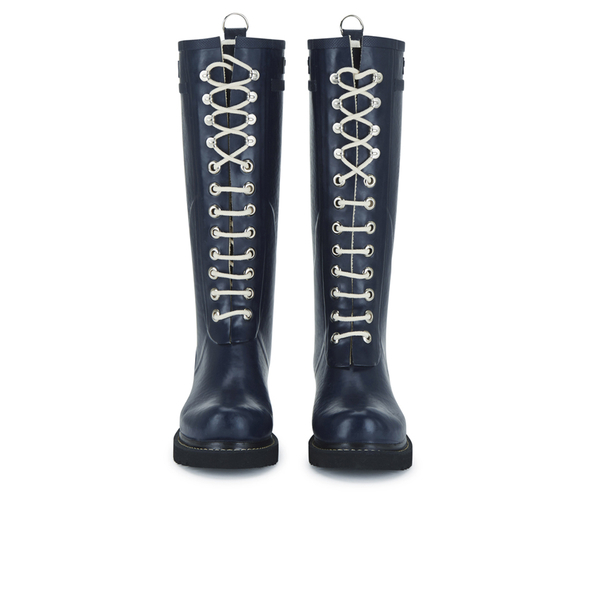 ilse jacobsen lace up rubber boots