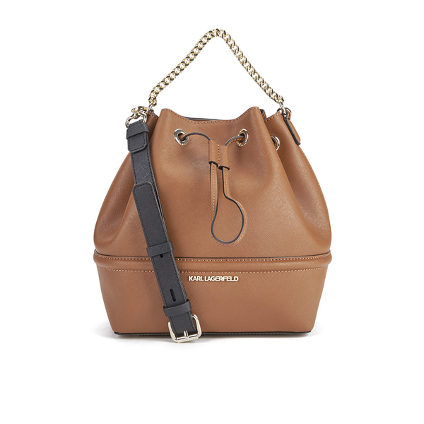 Karl Lagerfeld Women S K Klassik Drawstring Bag Tan Free Uk Karl Lagerfeld Women S K Klassik Drawstring Bag Tan Image 1