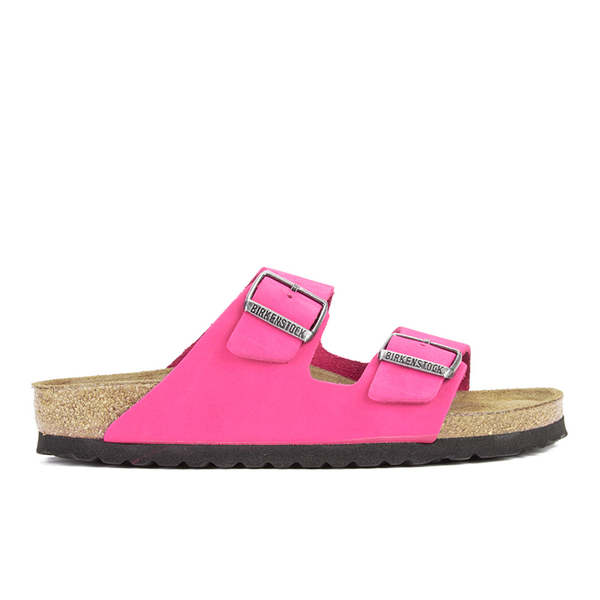 Birkenstock Women's Arizona Slim Fit Suede Double Strap Sandals - Pink ...
