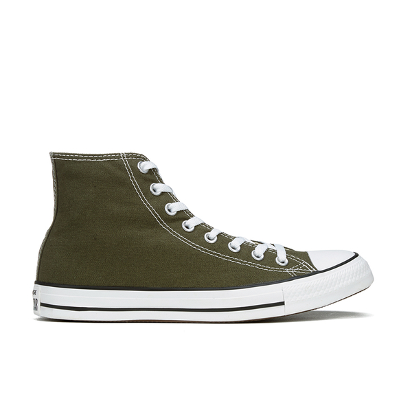 khaki high top converse