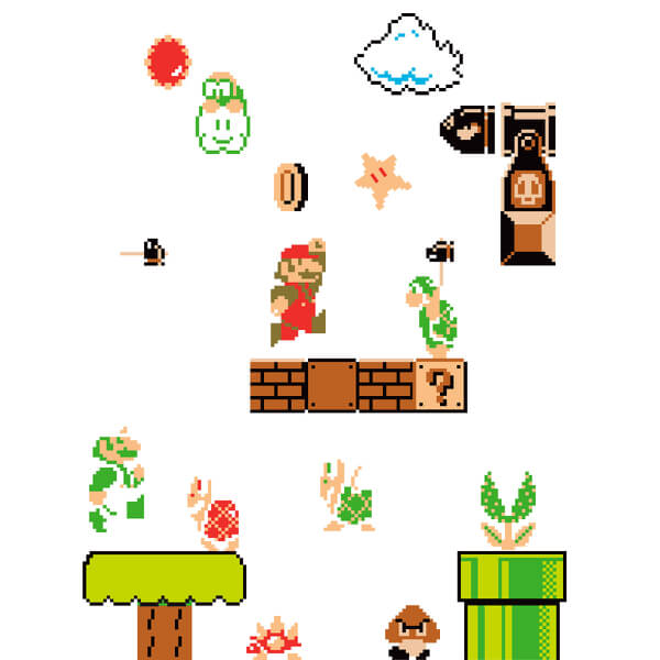 Super Mario Bros. Wall Stickers | Nintendo Official UK Store