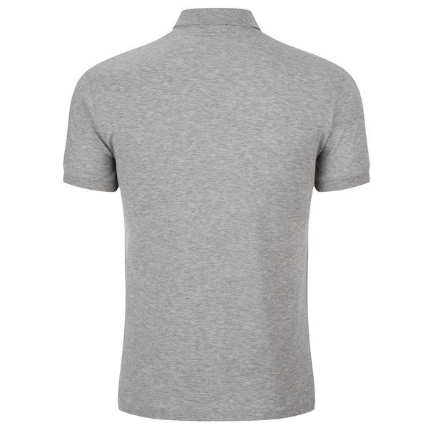 Polo Ralph Lauren Men's SlimFit Polo Shirt Light Grey Heather Free