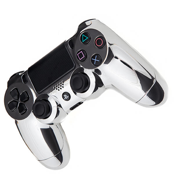 PlayStation DualShock 4 Custom Controller - Chrome Silver ...
