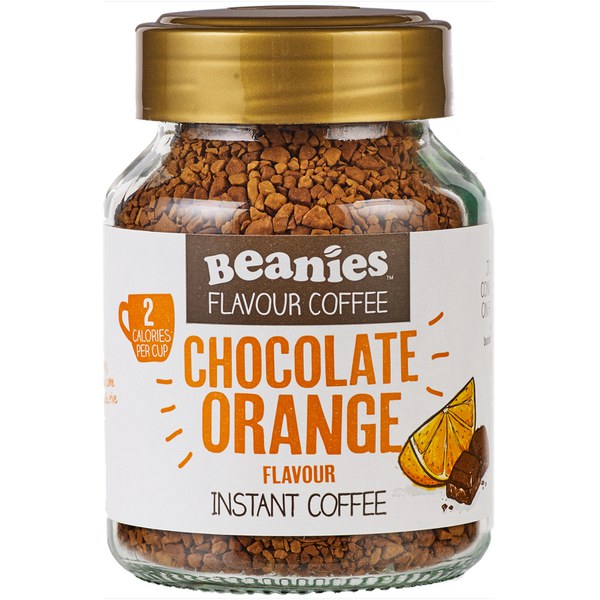Beanies Chocolate Orange Flavour Instant Coffee Exante UK
