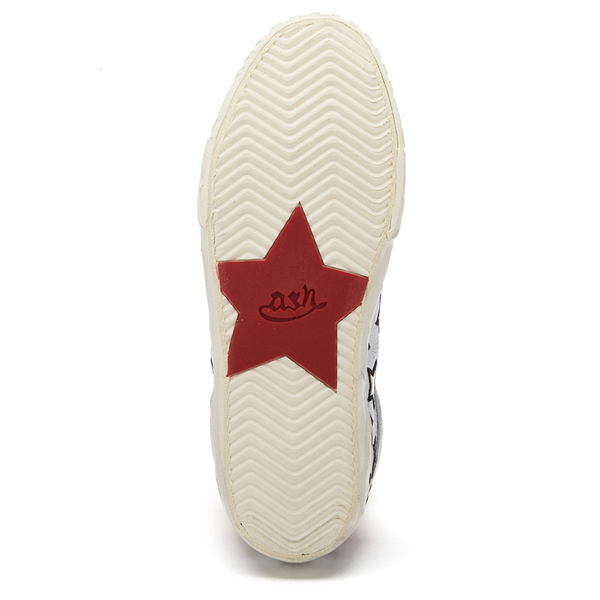 Ash Women's Majestic Star Print Low Top Trainers - Seta/Silver/Red ...