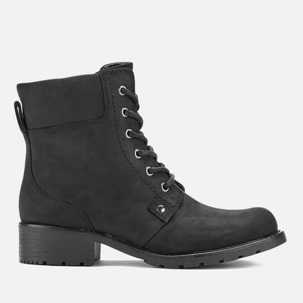 Clarks Women's Orinoco Spice Leather Lace Up Boots - Black Womens ...