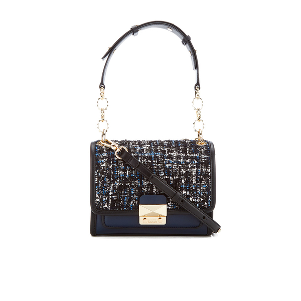 Karl Lagerfeld Women's K/Kuilted Tweed Mini Handbag - Midnight Blue ...