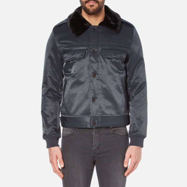 Cheap Monday S Freeze Bomber Jacket Navy Clothing Thehut cheap monday s freeze bomber jacket navy clothing thehut