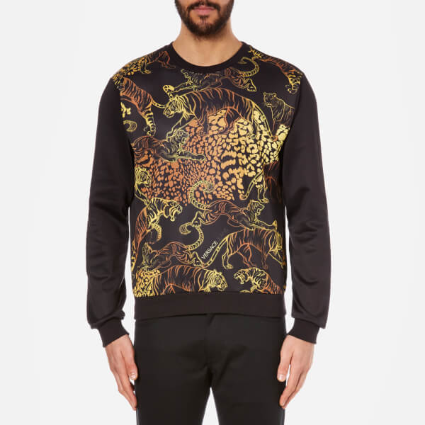 Download Versace Jeans Men's Front and Back Printed Crew Neck ...