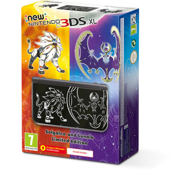 New Nintendo 3DS XL Pokémon Sun and Moon Edition + Pokémon Moon
